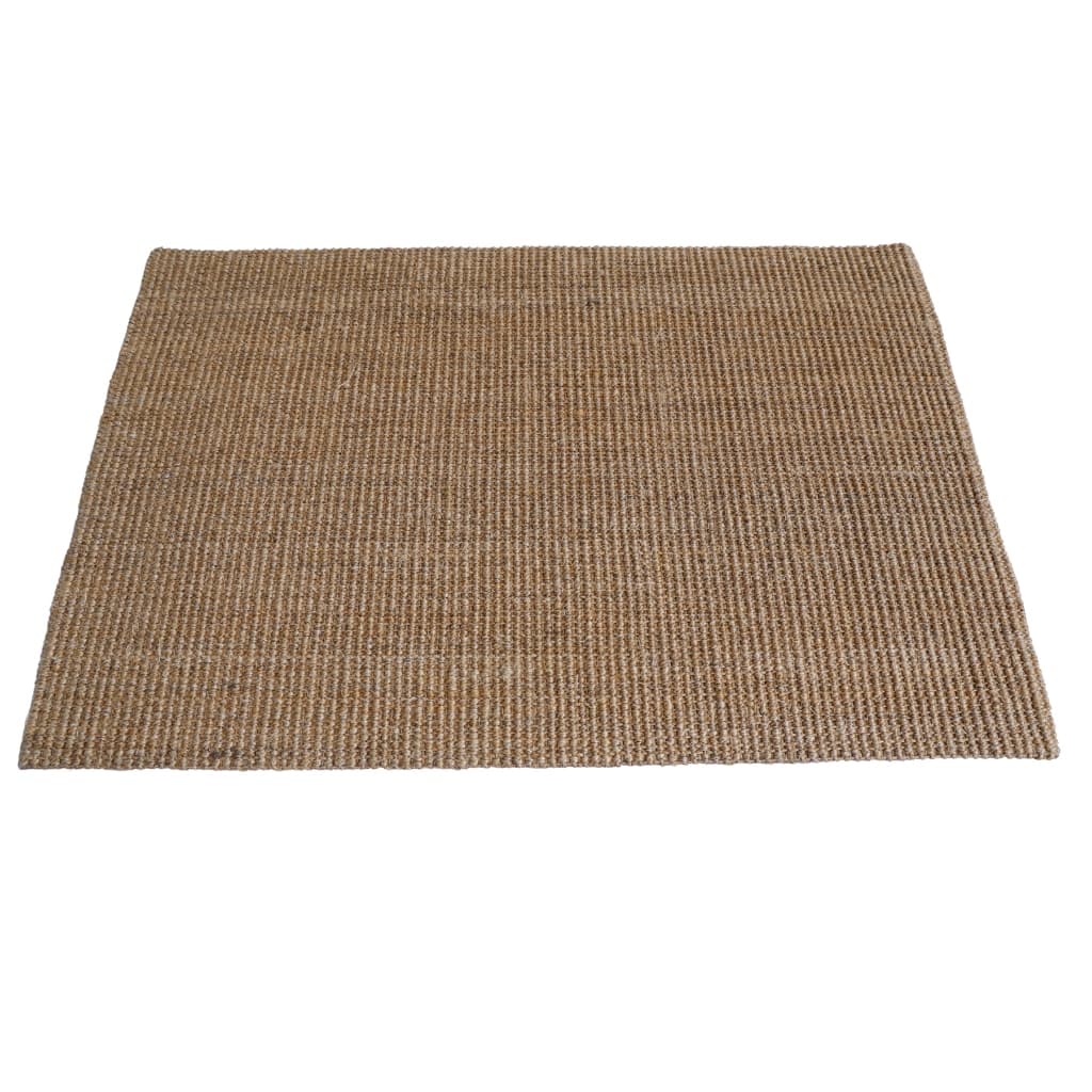 Tapete Para Entrada Sisal 100% Fibra Natural 60x40 Ant-derrapante Fácil de Limpar Capacho Tapetinho