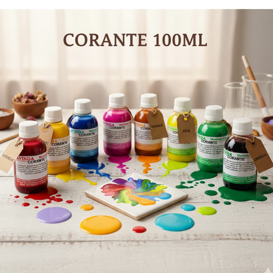 Corante Pigmento 100ml para Sabonete Cosmeticos azul vermelho rosa amarelo liquido yantra shampoo