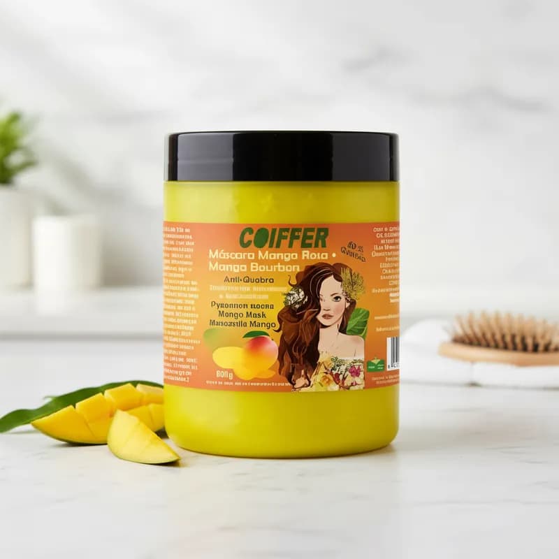 Máscara Manga Rosa E Bourbon Dalie Coiffer 500g Umectação