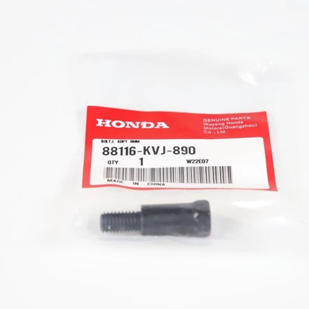 Parafuso Adaptador Retrovisor Elite 125 2019 A 2024 Original Honda