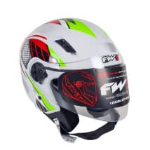 Capacete FW3 X OPEN Branco Países ITALY