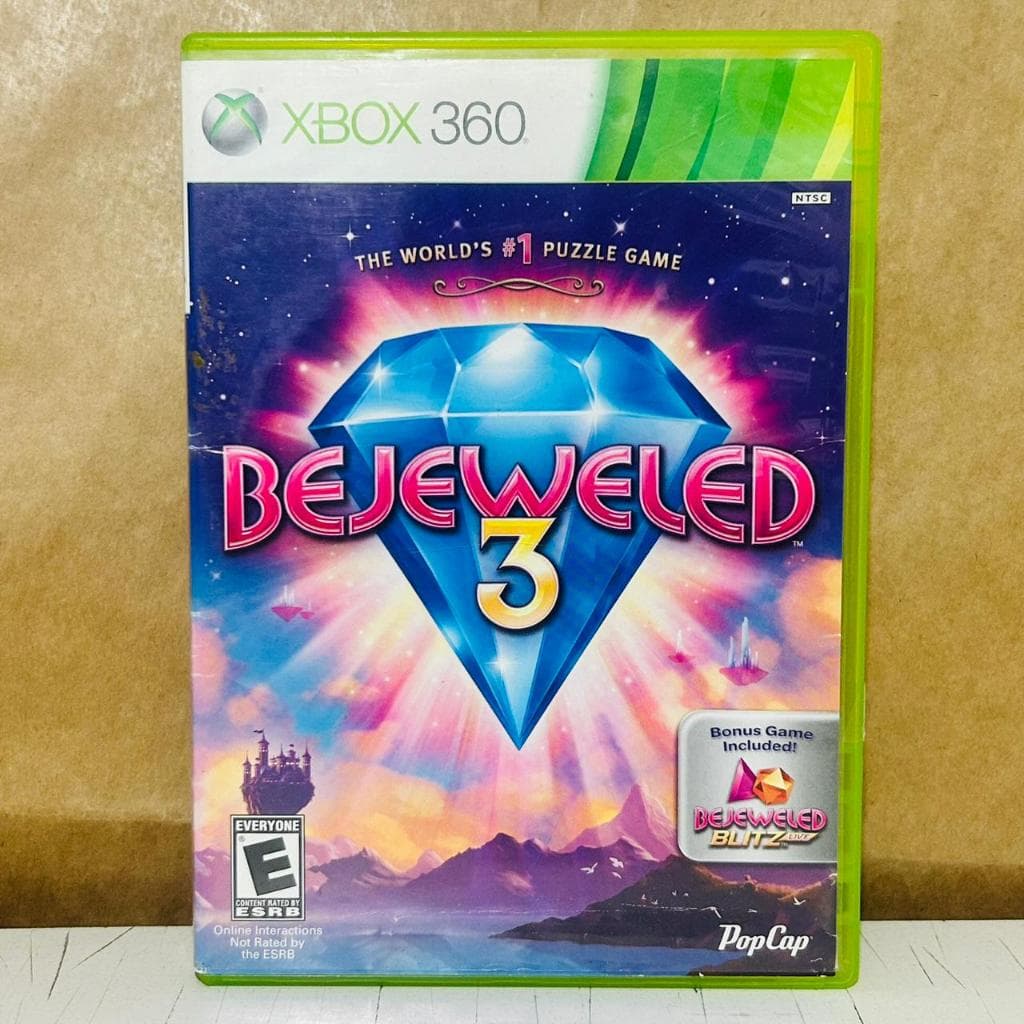 Bejeweled 3 Mídia Física Seminovo Original Xbox 360