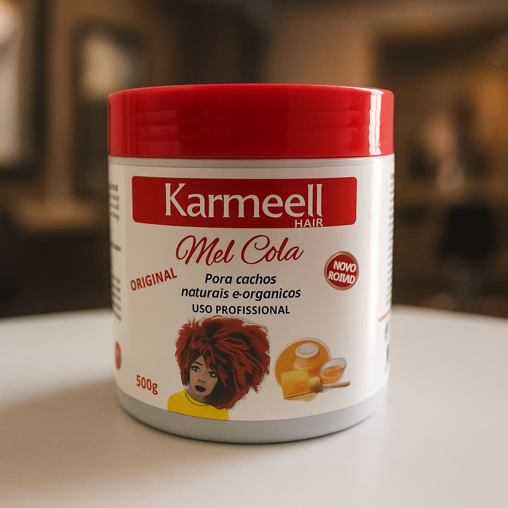 Creme Finalizador Mel Cola Profissional 500g – Cachos Definidos | Pronta Entrega