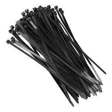 ABRAÇADEIRA DE NYLON - PRETA - 280 mm x 4,8 mm -  com 100 peças