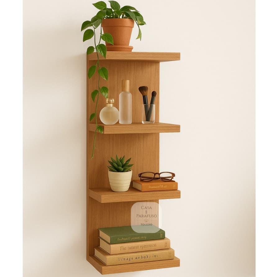Torre De Prateleira Estante 85 Cm Para Quarto decoração Estante Multiuso Perfumes-105-85