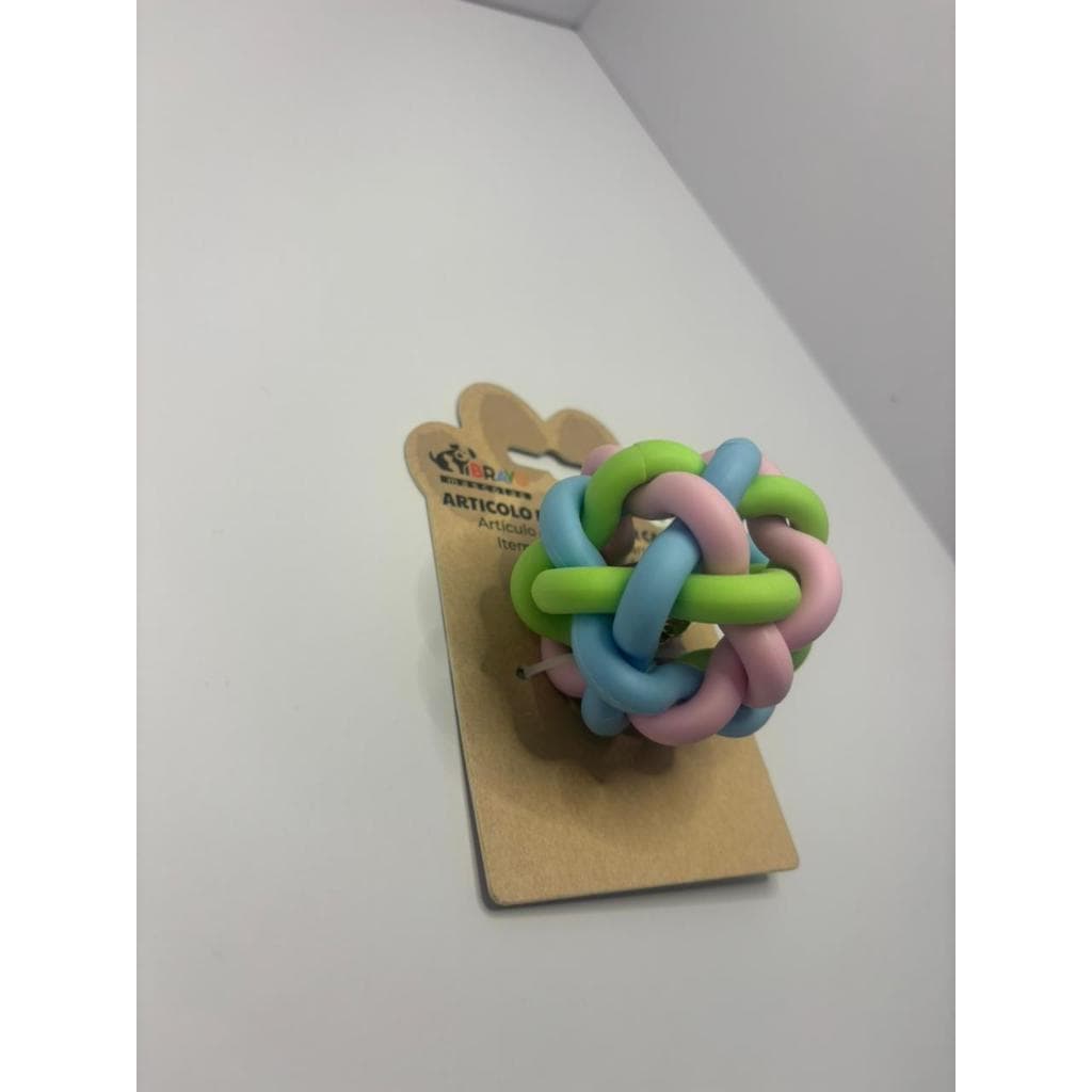 Bola Sino Com Guizo Colorida para Gato Cachorro