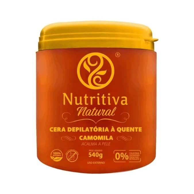 Nutritiva Natural Cera Depilatória Camomila.NF