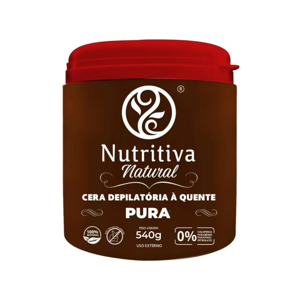 Nutritiva Natural Cera Depilatória Pura.NF
