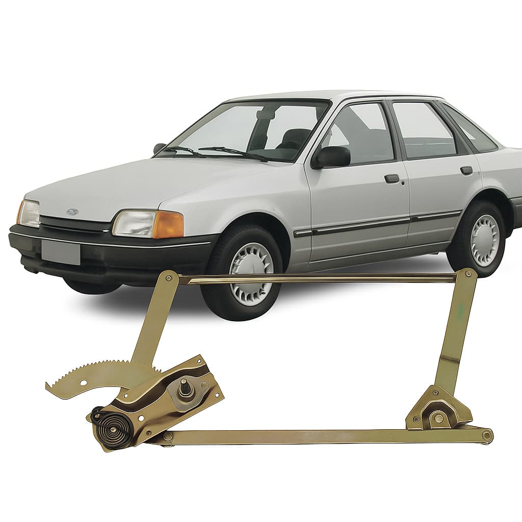 Maquina Vidro Mecânica Ford Escort 1983 1984 1985 1986 1987 1988 1989 1990 1991 1992