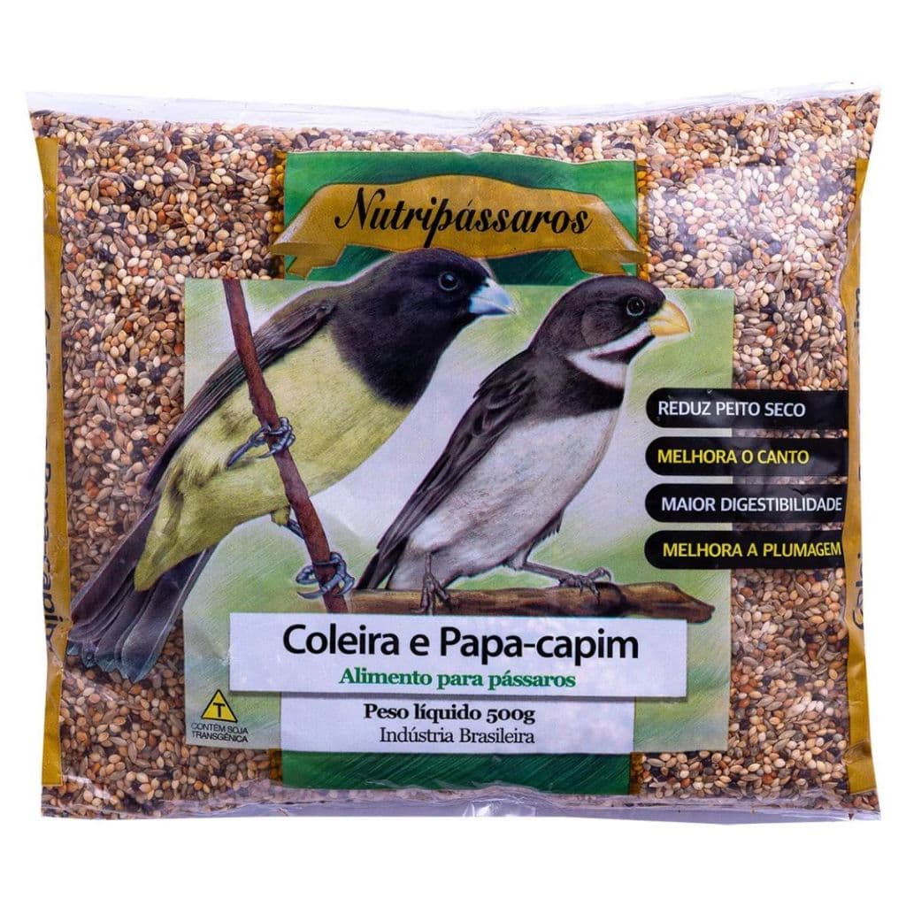 Ração para Coleira e Papa Capim Nutripassaros 500g