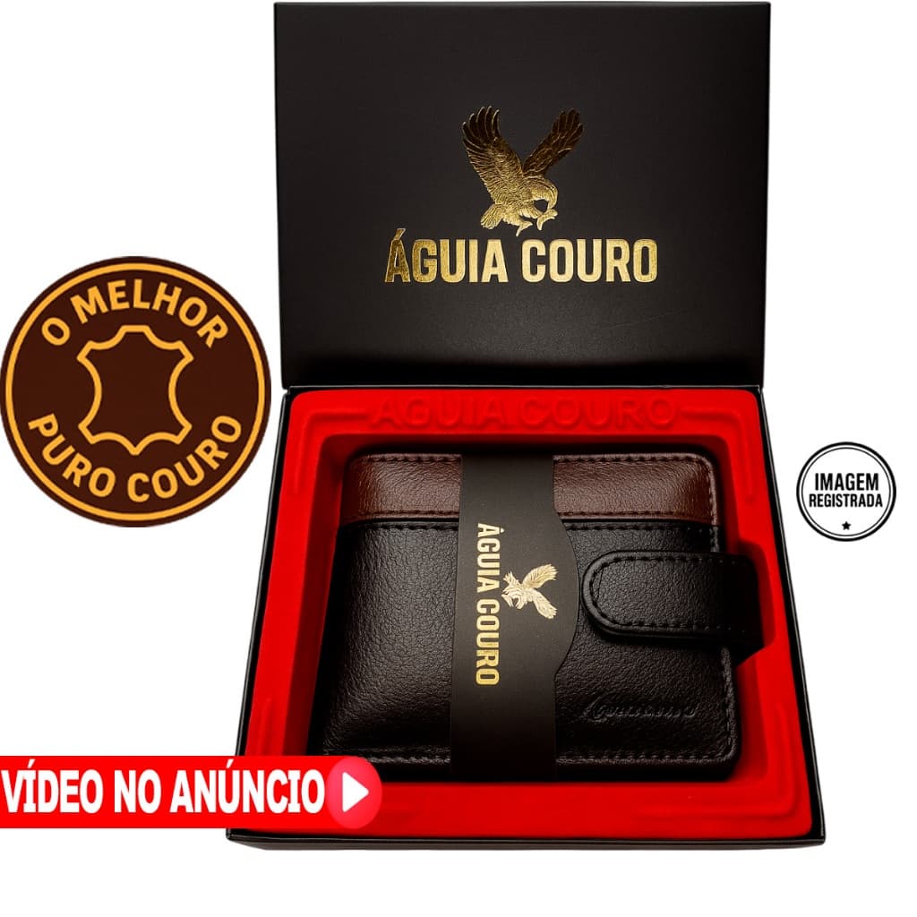 carteira masculina original *O MELHOR COURO DO MERCADO* Preto,  carteira masculina couro Macio
