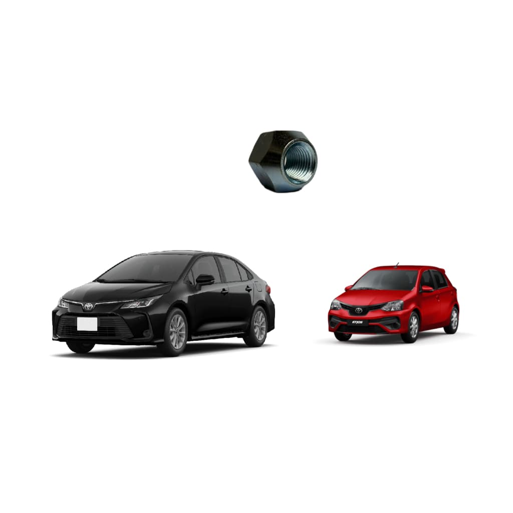 Porca De Roda Toyota Corolla, Filder, Etios Chave 21mm - 1 Unidade