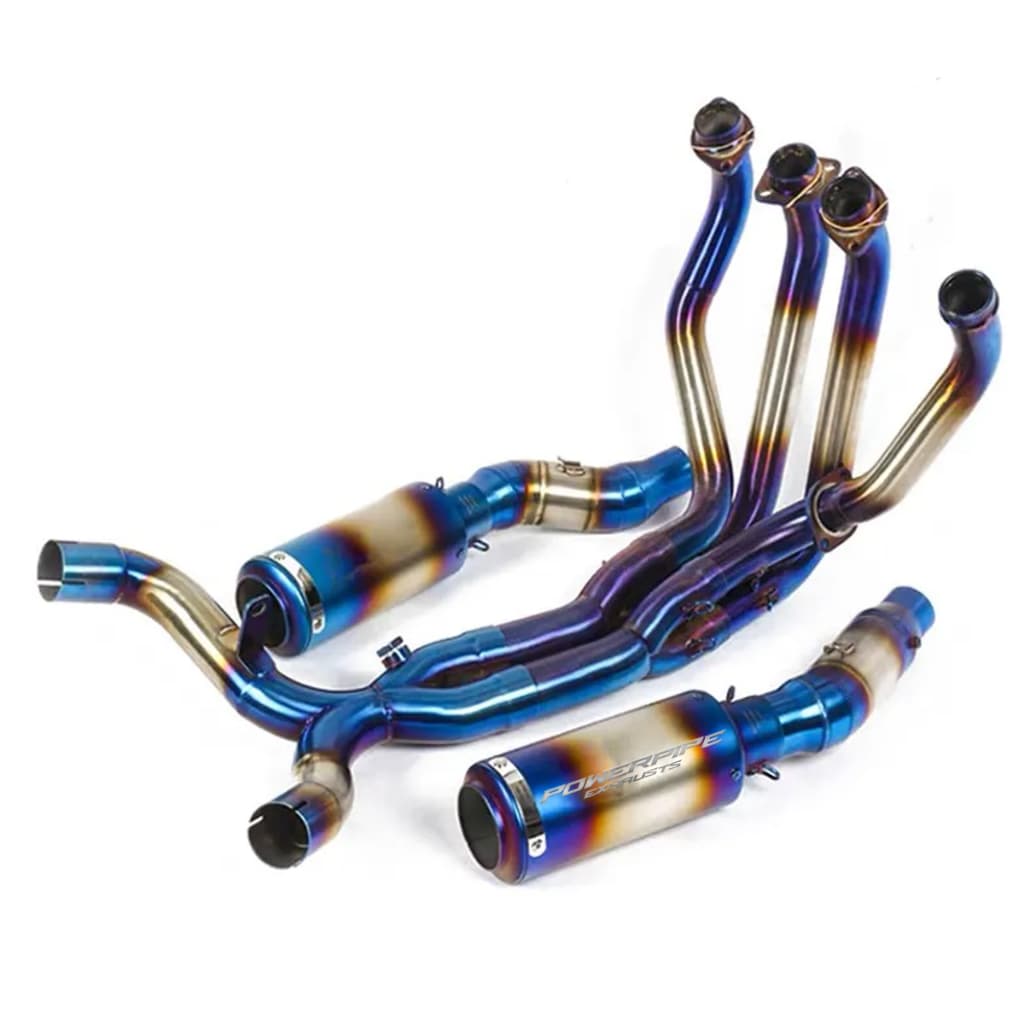 Escapamento Para Z1000 Kawasaki Full Link Pipe 2 Ponteiras