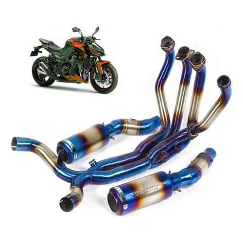 Escapamento Para Z1000 Coletor Link Pipe Full Inox Esportivo