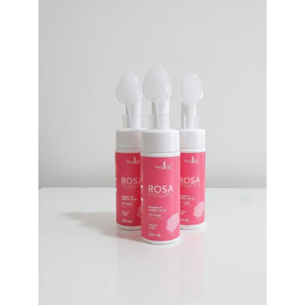 Mousse de limpeza facial