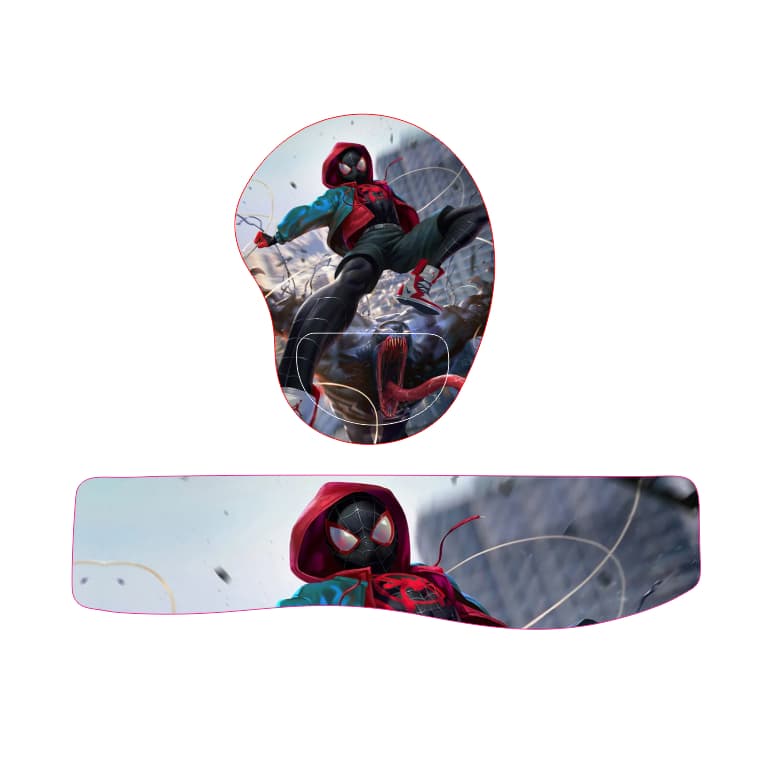 Mouse Pad e Apoio de Punho Mod. H. Aranha