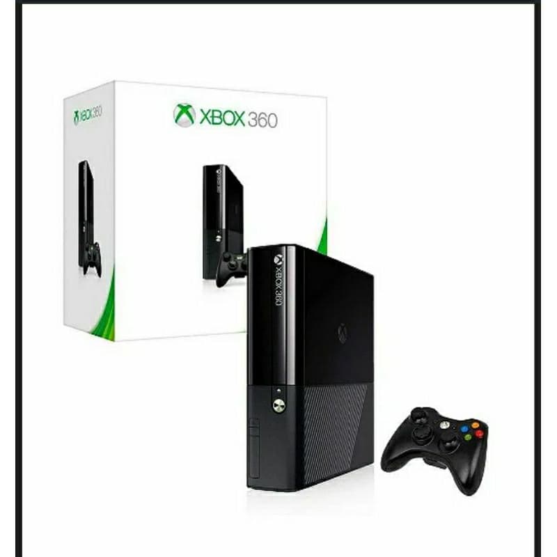 XBOX 360 Super SLIM 4 GB RGH  + HD 500GB + controle  com 80 Jogos Prontos para Jogar! + 1 Controle.