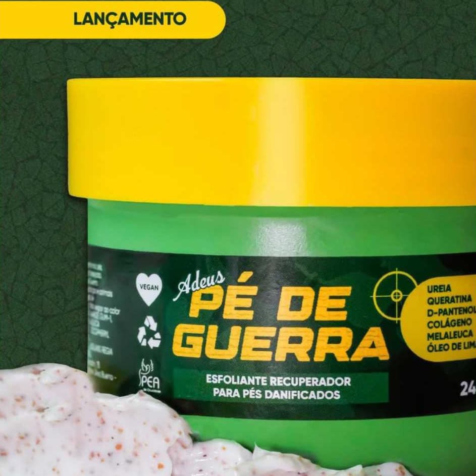 Creme Esfoliante para os Pés e Creme Hidratante - SOS Unhas - Adeus Pé de Guerra