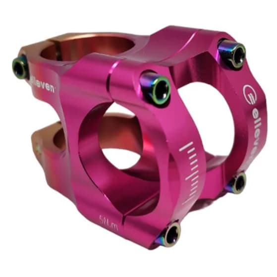 Mesa de Guidão Alumínio CNC 35MM ROSA C/ DOURADO - ELLEVEN