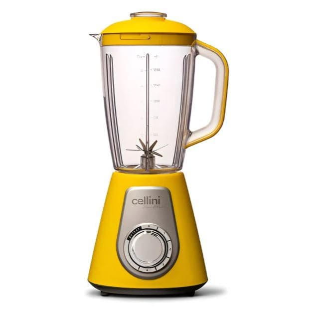Liquidificador Cellini Super Blender Amarelo E Prata