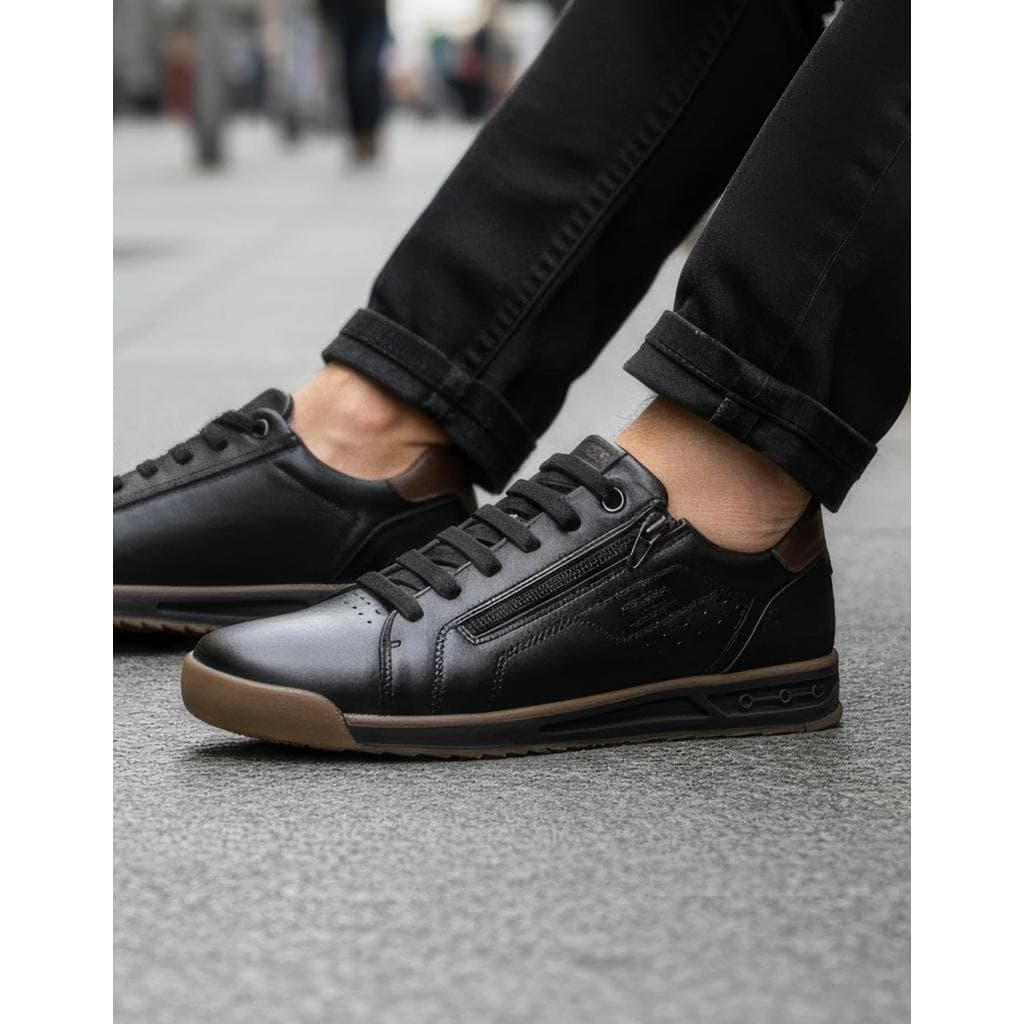 Sapatênis Casual Pegada Masculino Couro 112503