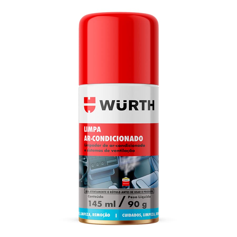 Wurth - Limpa Ar Condicionado Carro novo (Higienizador Limpeza Aroma)