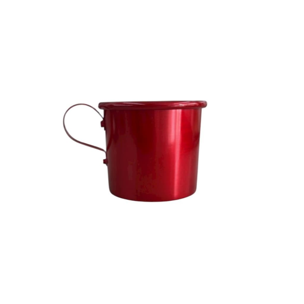 Caneca de Alumínio 350ml Brilhante – Durável, Leve e com Design Clássico!