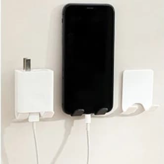 Gancho De Parede Para Celular Carregador Tomada Acrílico 2mm