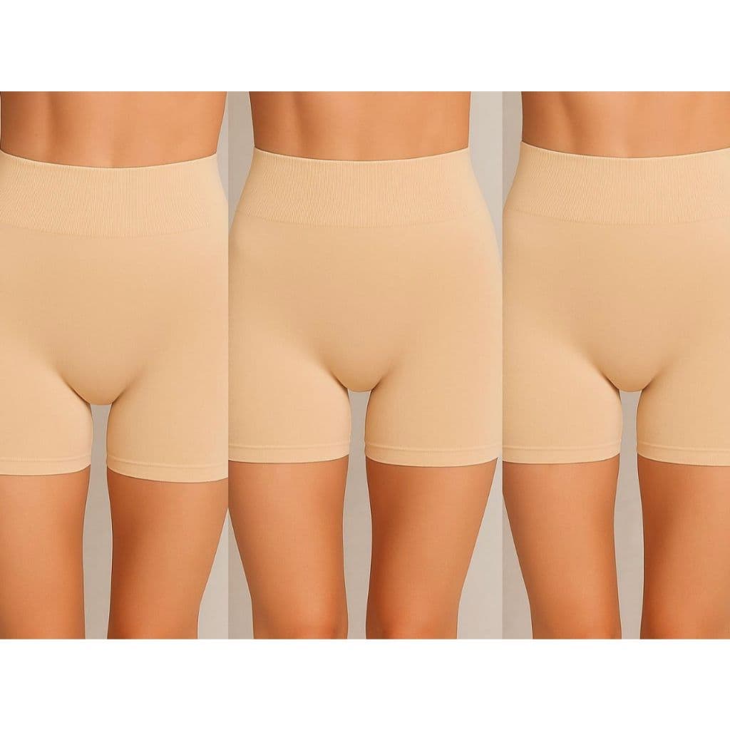 Kits com 60 ou 120 Shorts Calcinha Boxer Femininas Anagua Segunda Pele Sem Costura para Revenda e Atacado – Confortáveis