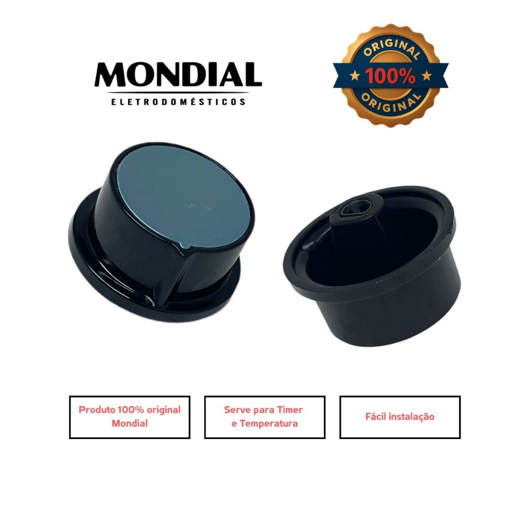 Botão Air Fryer Mondial Afn-50 Afn-40 Afn-51 Aff-01 Seletor Reposição
