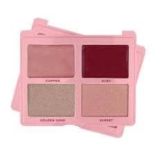 PALETA DE BLUSH E ILUMINADOR BLUSH SHINE BERRY BRONZE RUBY ROSE - Val. 09/29 (67)
