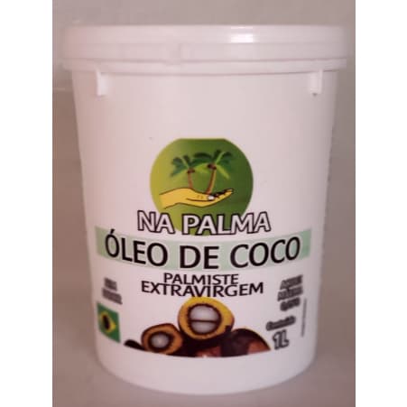 OLEO DE COCO PALMISTE EXTRAVIRGEM 1LITRO - NA PALMA