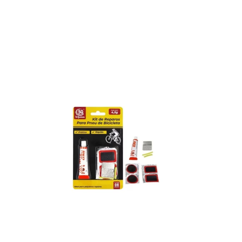 Kit de Reparos para Pneu de Bicicleta 8 peças