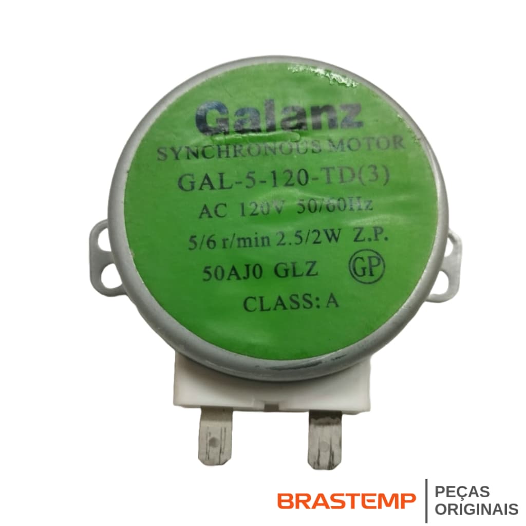Motor Prato + Trevo Cruzeta Original para Micro-ondas Brastemp BMY25