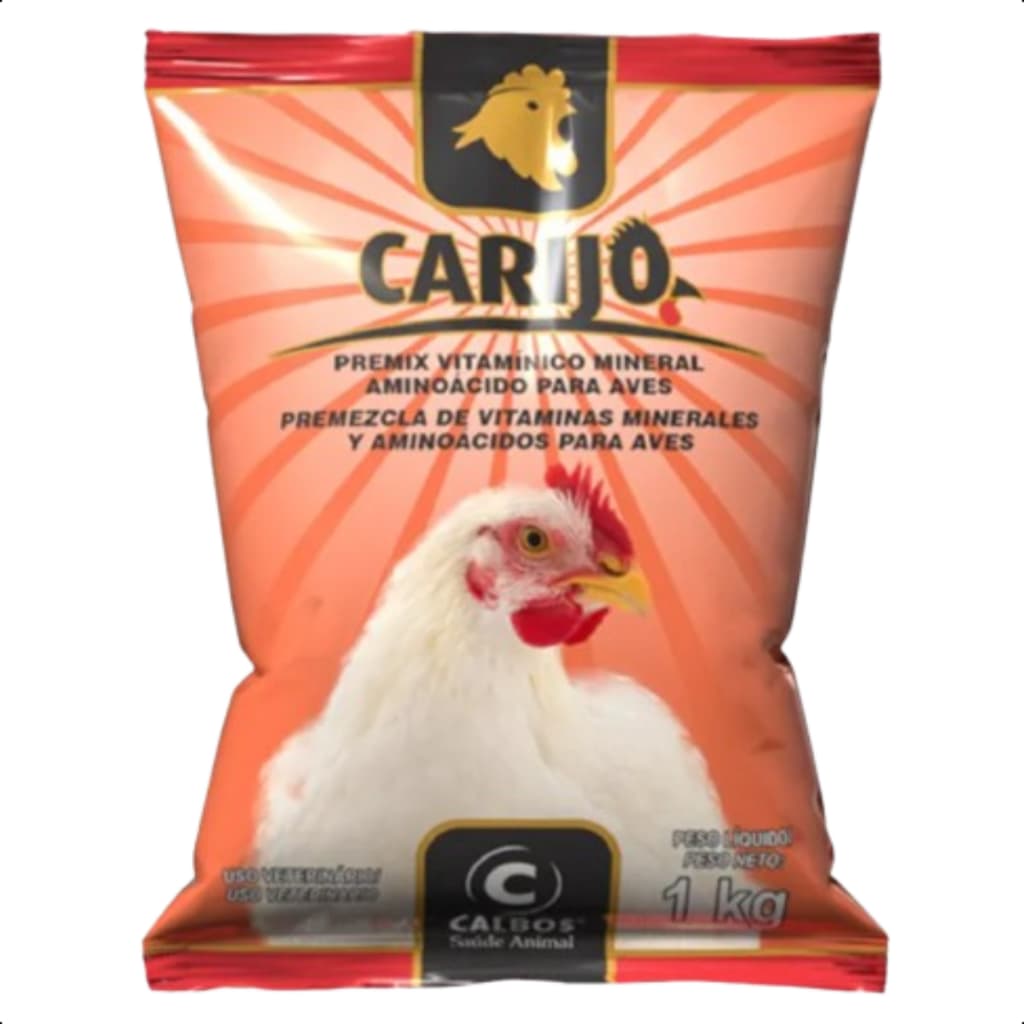 Nucleo Para Aves Postura Engorda Crescimento 1kg Calbos Suplemento Alimentar Carijó