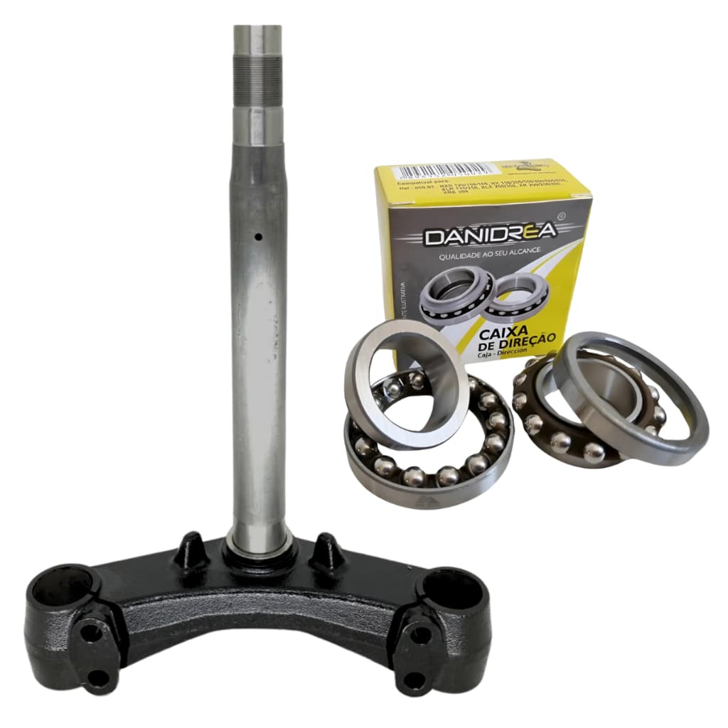 Mesa Inferior do Guidão Yamaha NMax 160 + Caixa de Direção 2021 2022 2023 2024 2025 2026 Power Tek
