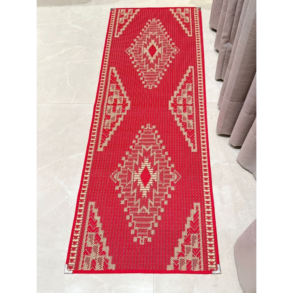 Tapete Passadeira Sisal 3,00 x 0,66m com ponteira 100% antiderrapante