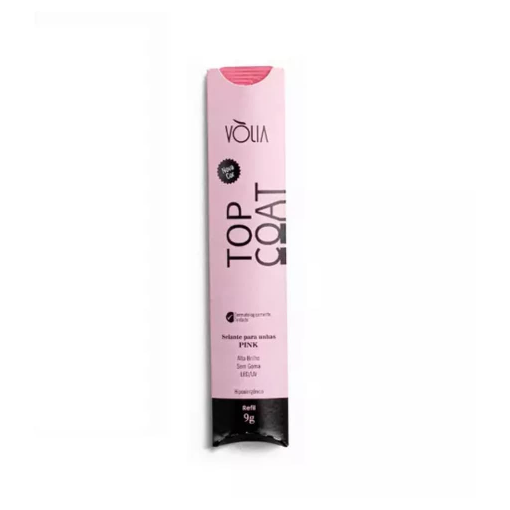 Sache Refil Top Coat Pink Volia 9g