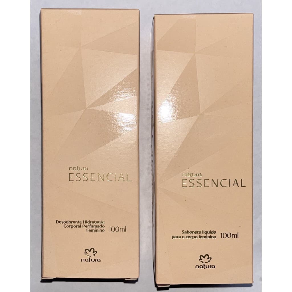 Kit Natura Essencial feminino Hidratante + Sabonete Liquido 100ml cd-Acompanha Sacolinha de presente