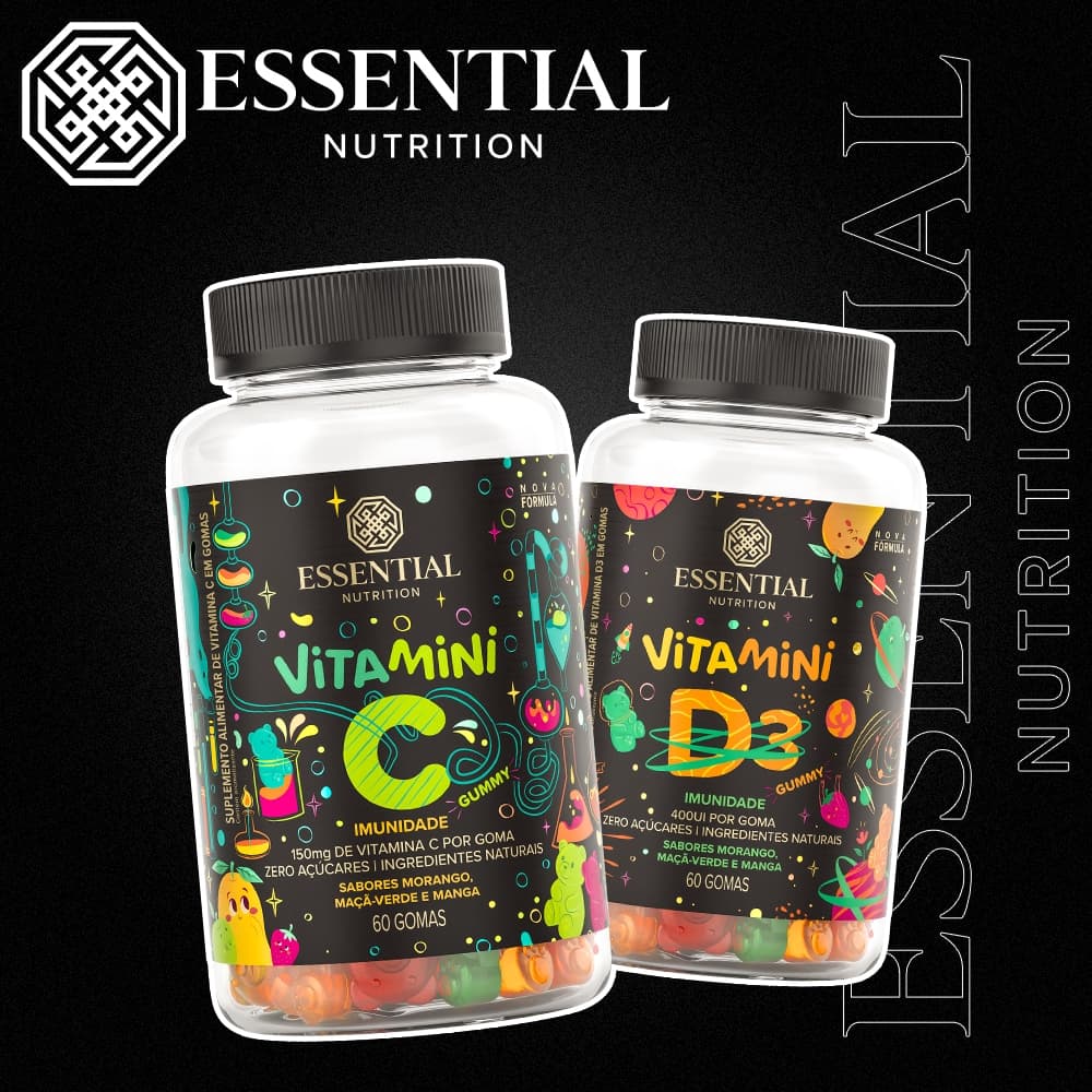 Vitamina Infantil (60 Gomas) Vitamini Essential Nutrition