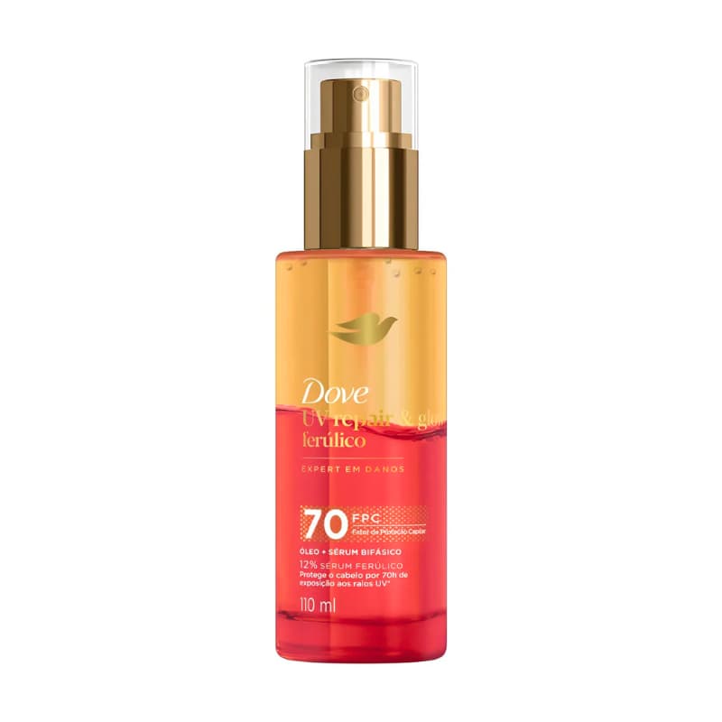 Óleo e Sérum Bifásico Dove UV Repair & Glow Ferúlico Frasco 110ml