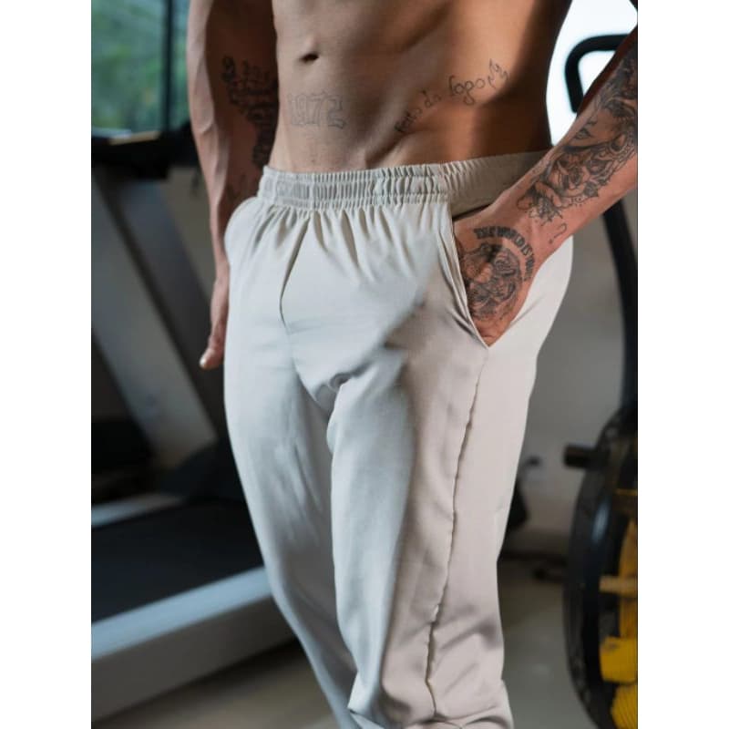 Kit 3 Calça Jogger Masculina de Tactel com Elastano Dry Fit Esportiva para Treino e Corrida