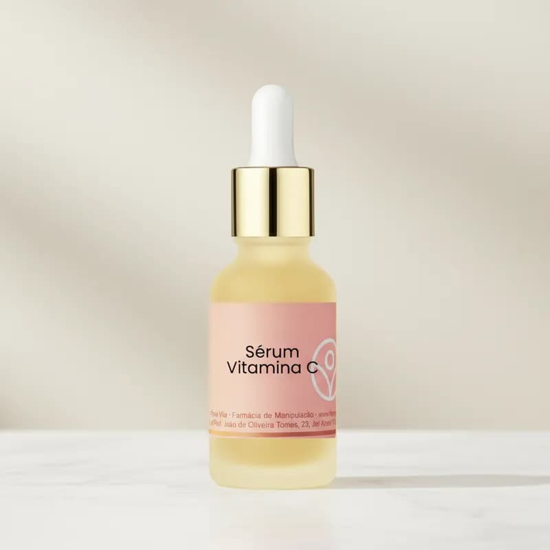 Vitamina C 5% - Serum Facial Antioxidante 30ml Microagulhamento ou Uso diário