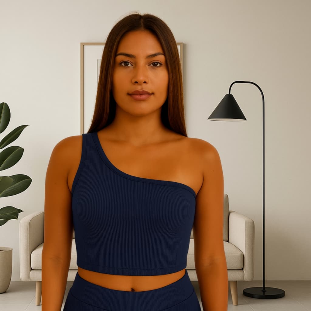Blusa Croped Mula Manca Com Alça Ombro Nu , Vivi Rangel