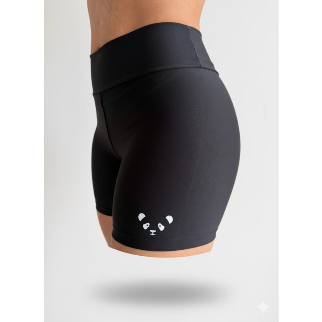 Shorts legging feminino para academia/corrida/fitness cintura alta suplex