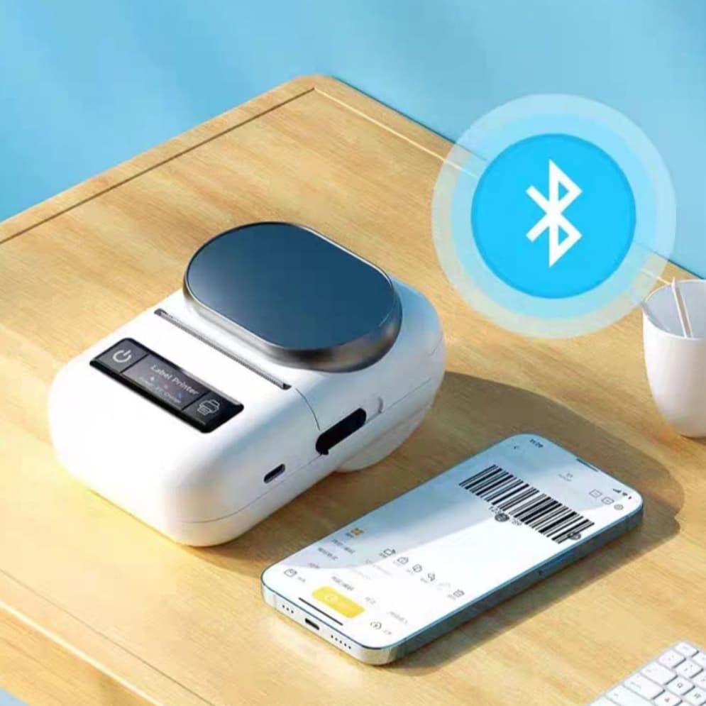 Mini Impressora De Etiquetas Bluetooth Para Celular PC