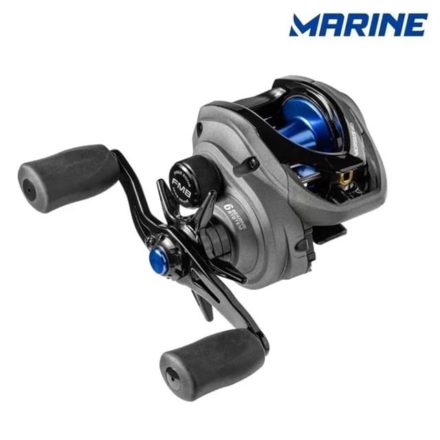 Carretilha Pesca Marine Versus Sw6000 Gts 8.1:1 Drag 6kg