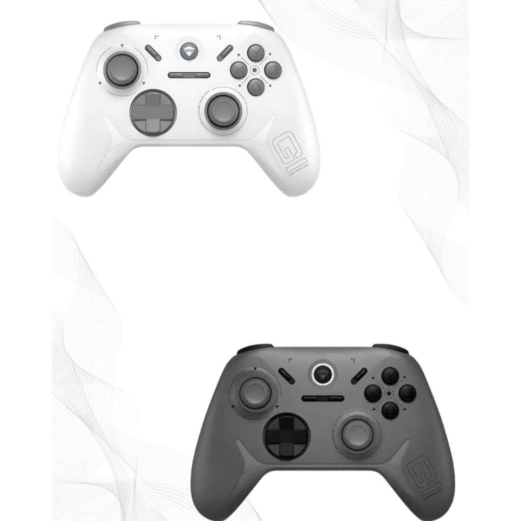 controle g1 machenike Sem Fio,69 Bluetooth 5.0 / 2.4GHz / USB-C – PC, Android, iOS, Nintendo Switch branco ou cinza