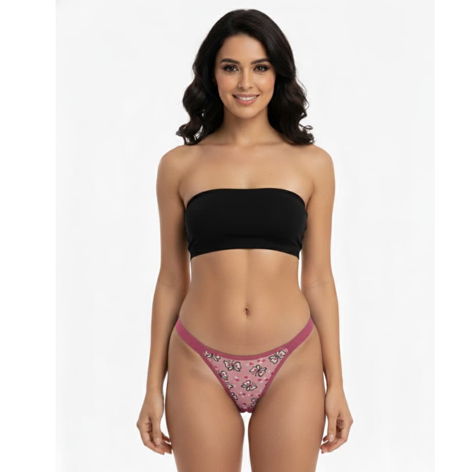 Calcinha Básica conforto Lateral Pala Calcinha Adulto Confortável Kit 5 peças
