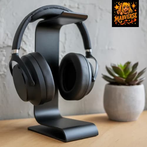 Suporte moderno para Fones (MATERIAL DE PLÁSTICO)